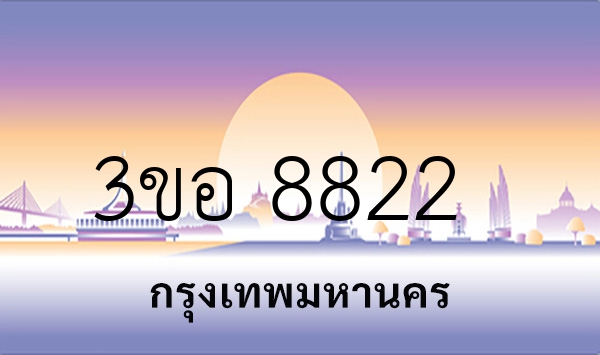 3ขอ 8822